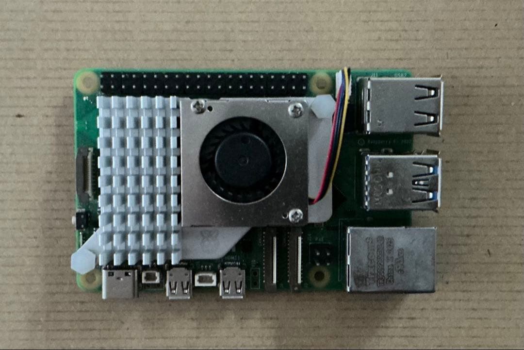 Raspberry Pi 5 16GB RAM 純正アクティブクーラー付き