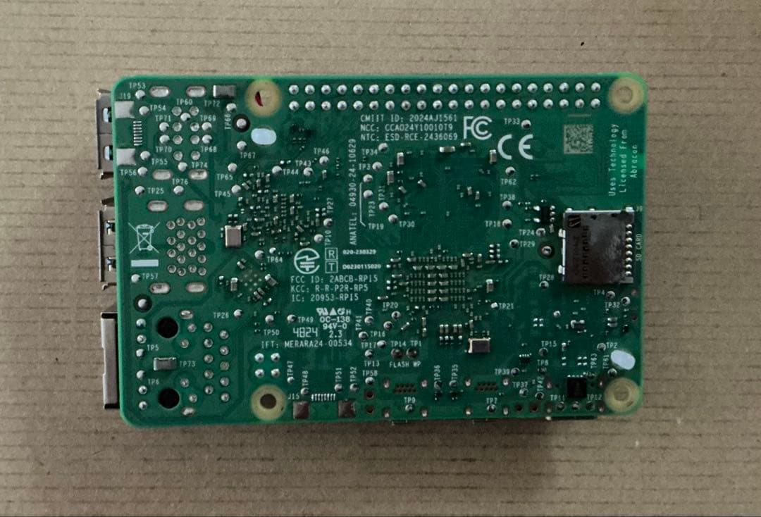 Raspberry Pi 5 16GB RAM 純正アクティブクーラー付き