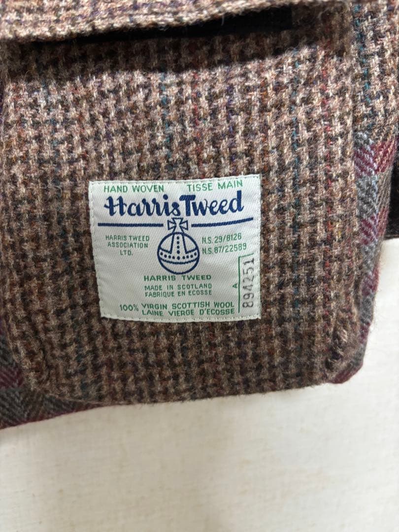 Harris Tweed パッチワークモッズコート