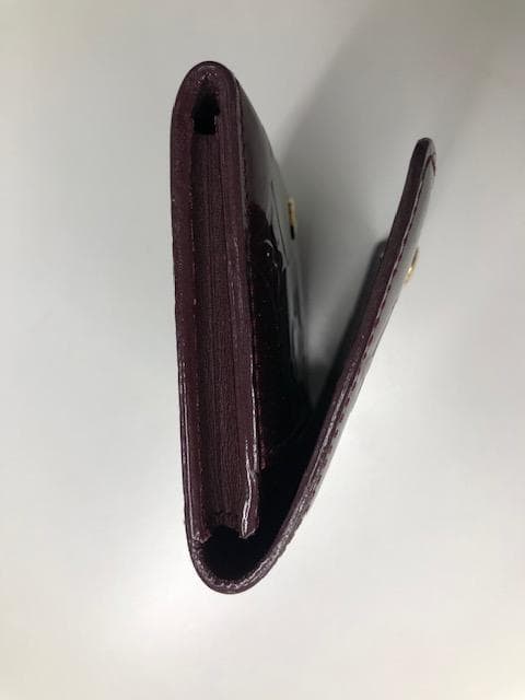 ルイヴィトン　モノグラムヴェルニ　名刺入れ　ジャンク