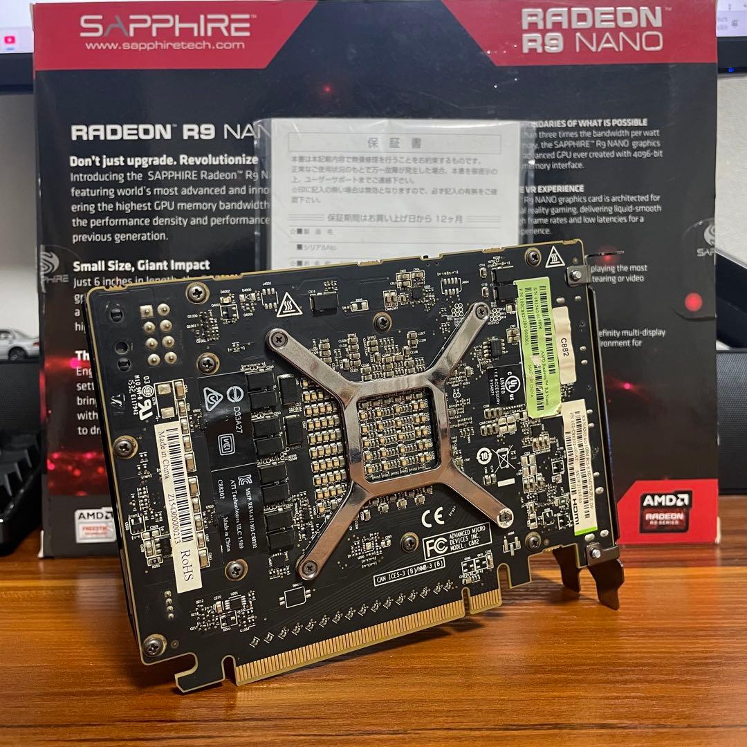 グラフィックボード・グラボ・ビデオカード Sapphire AMD Radeon R9 Nano 4GB HBM