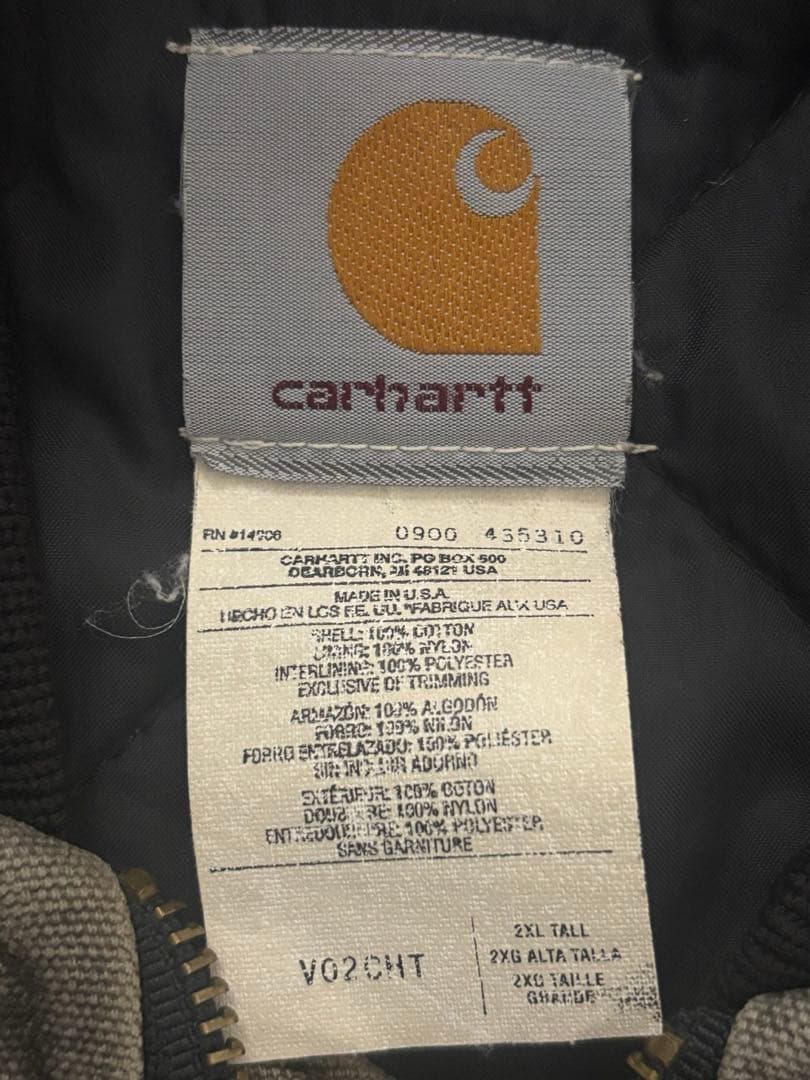 ぺ*郎様 【希少色・人気】carhartt ダックベスト V02 CMT XXL