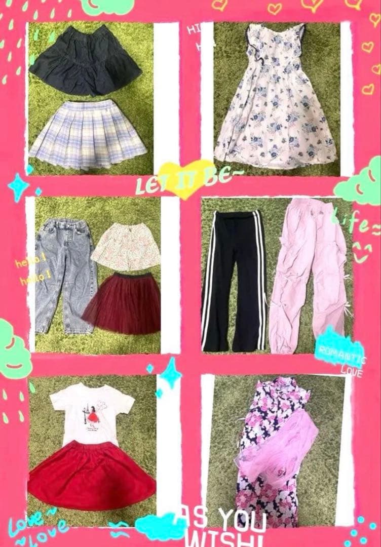 0時まで限定値下　美品　X-girl anyFAM 80点まとめ売り　女の子
