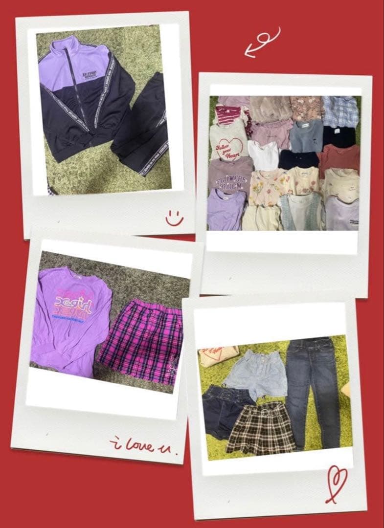 0時まで限定値下　美品　X-girl anyFAM 80点まとめ売り　女の子