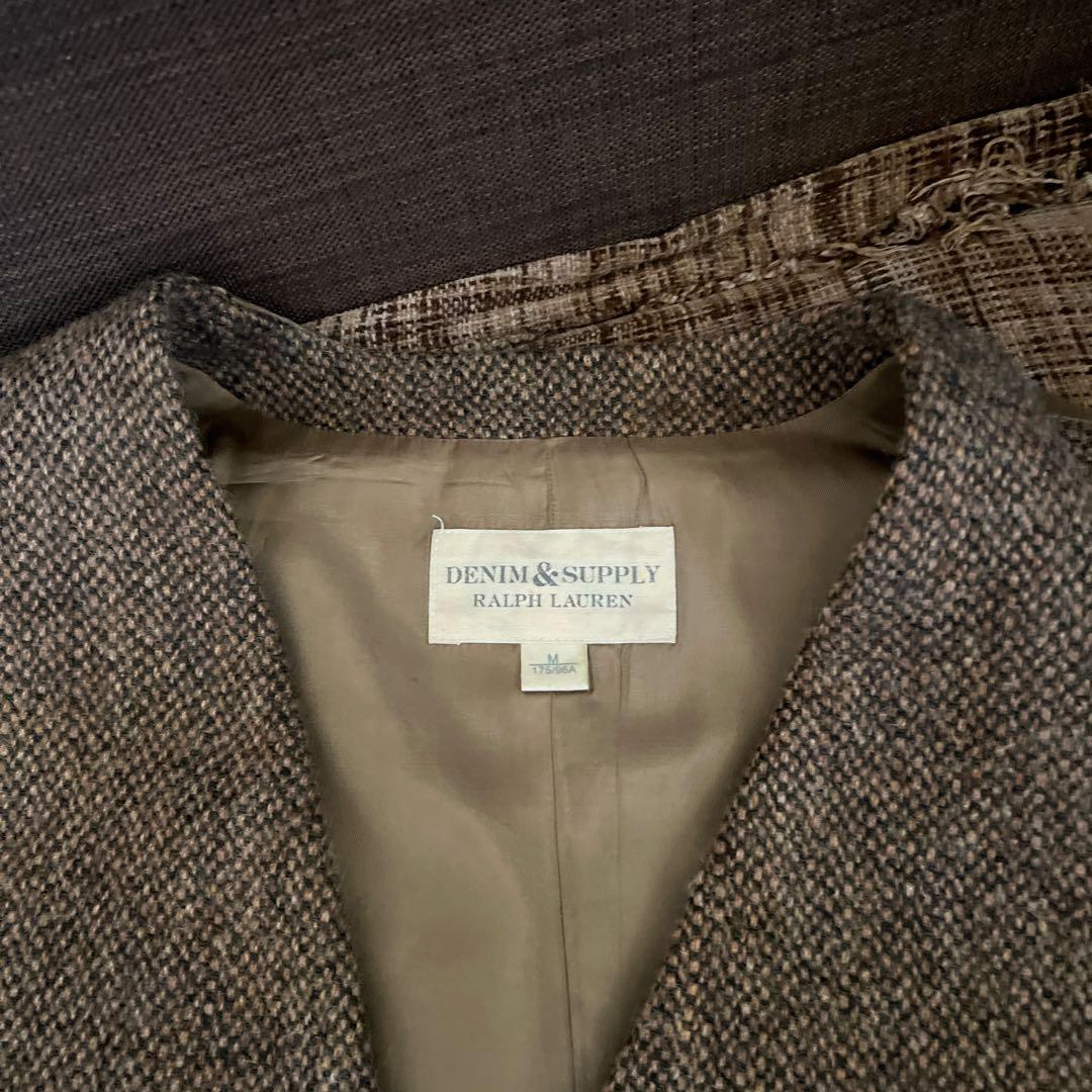 DENIM & SUPPLY RALPH LAUREN ツイードベスト M