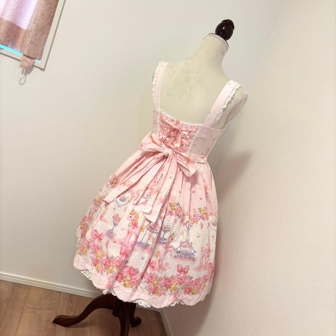 Unico in Bloomland柄スカラップJSK カチューシャセット