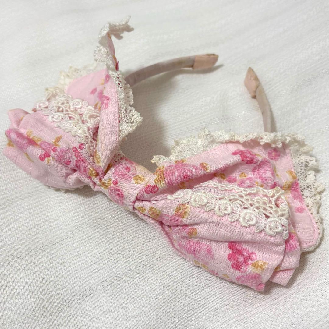 Unico in Bloomland柄スカラップJSK カチューシャセット