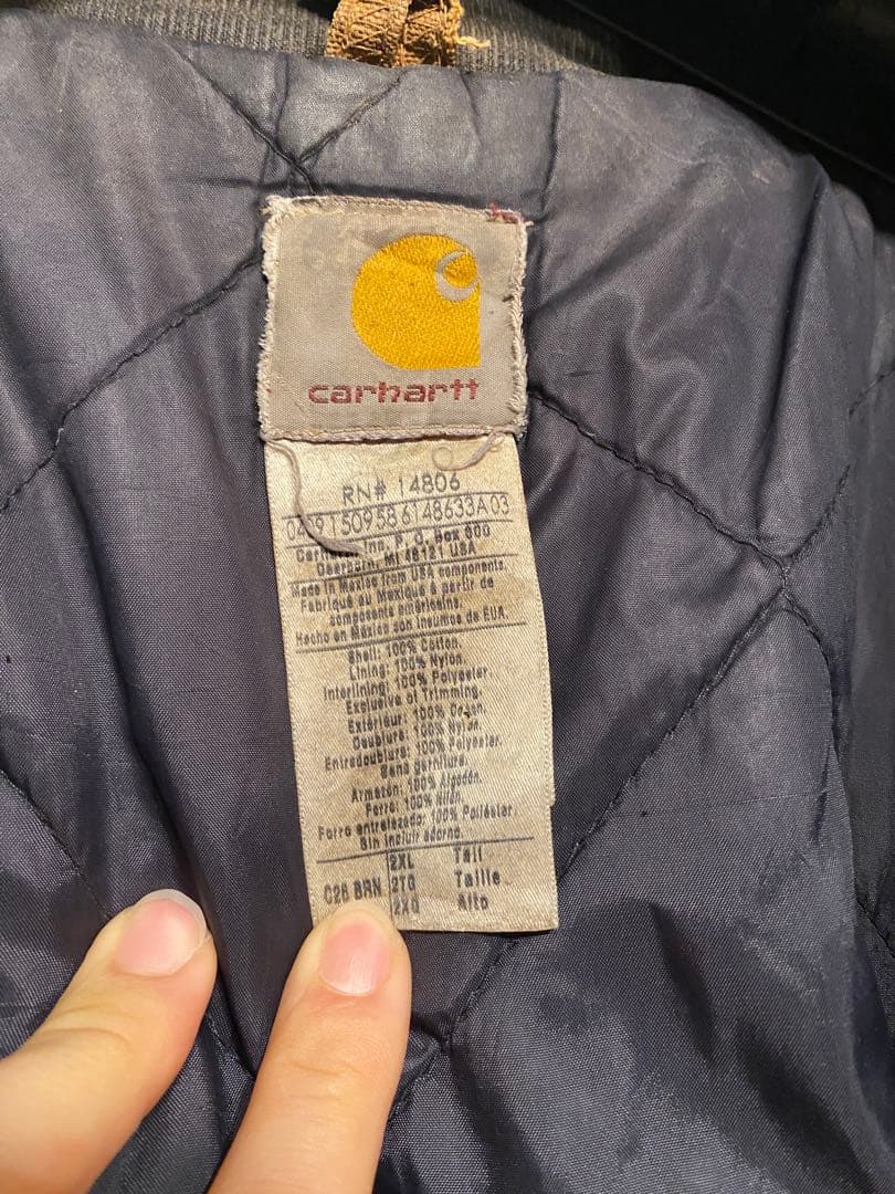 Carhartt メキシコ製 トラディショナルジャケット 2XLTall