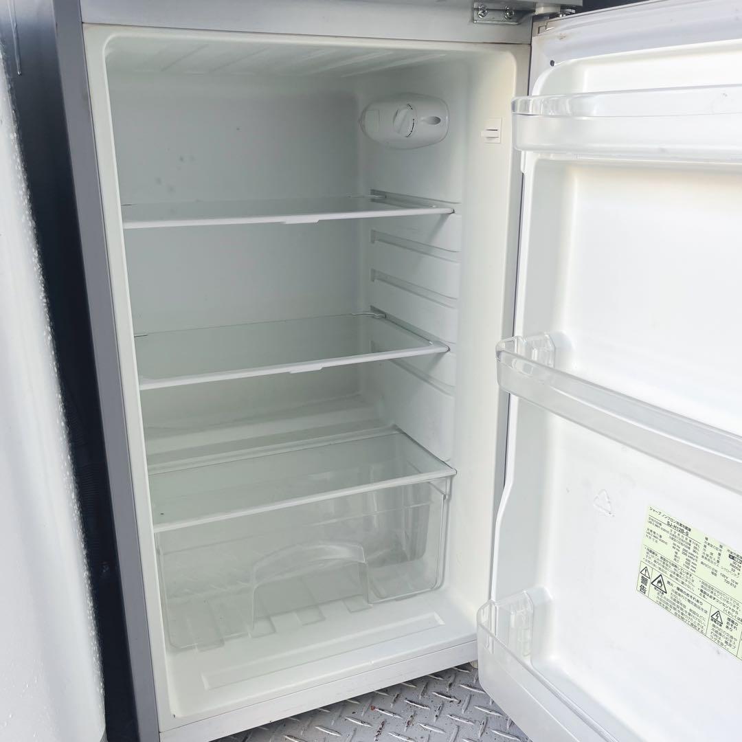 238取付無料！完動品！高性能シャープスタイリッシュシルバー冷蔵庫6kg洗濯機！