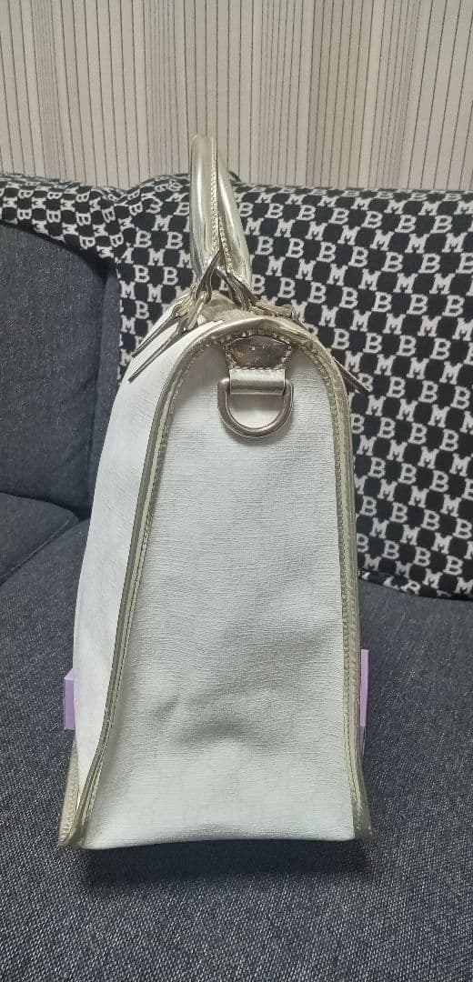 最終値下　GUCCI ハンドボストンバッグ ビジネスバッグ　白　GG柄