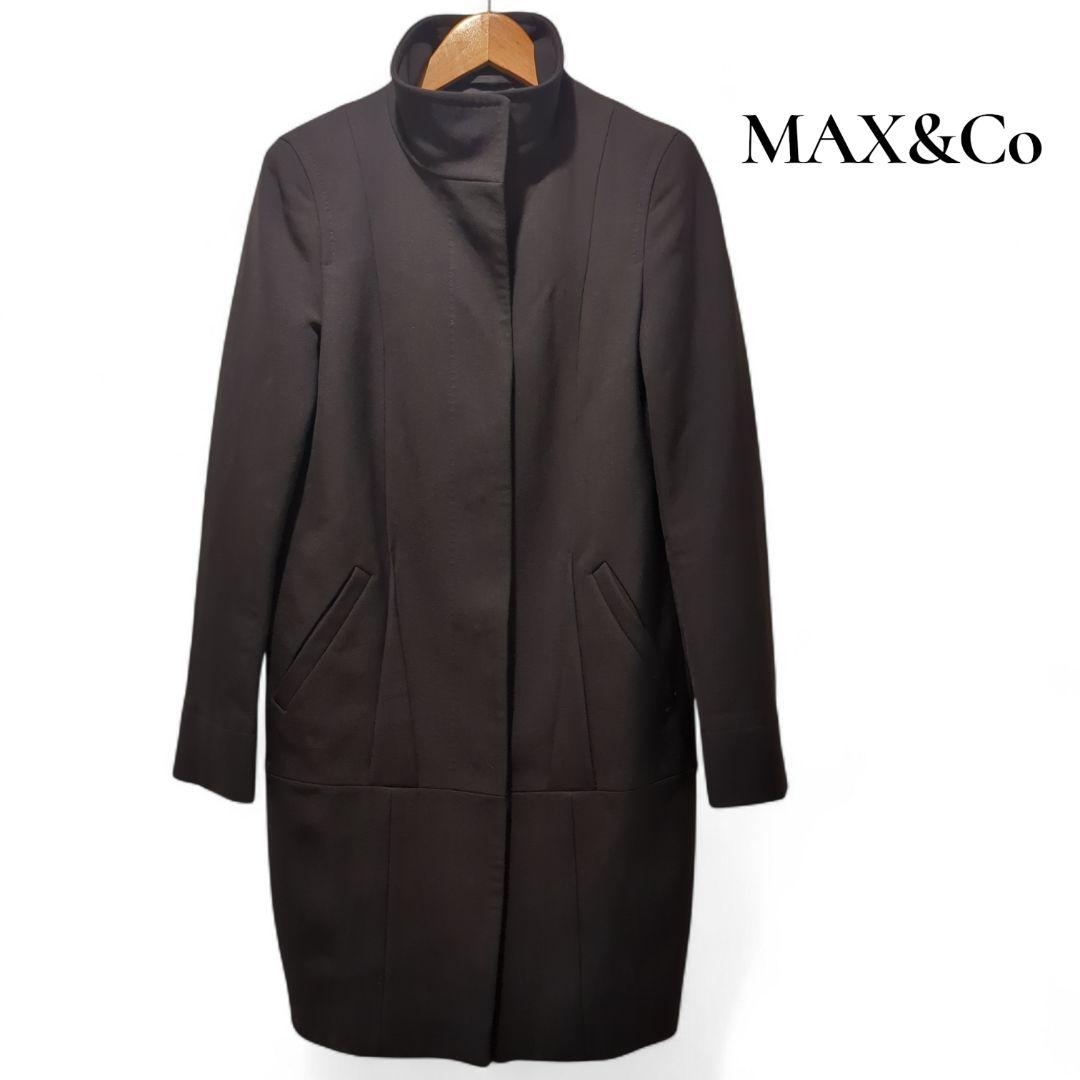 美品 MAX&Co. マックスマーラ ロングコート ブラック 38