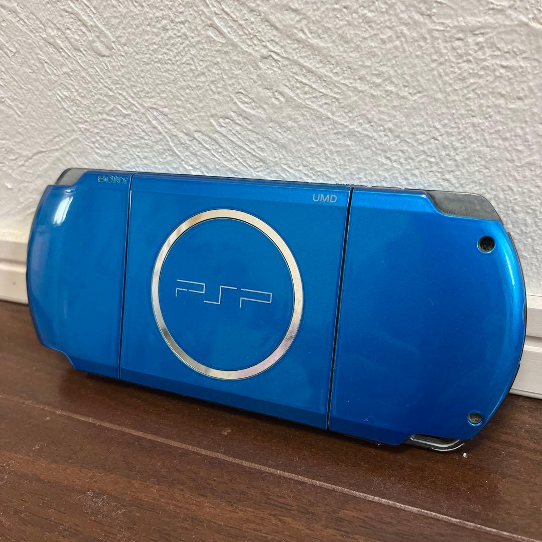 （ジャンク品）　PSP-3000ハンターズモデル、PSP-3000ブルー