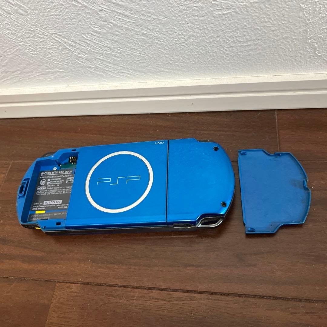 （ジャンク品）　PSP-3000ハンターズモデル、PSP-3000ブルー
