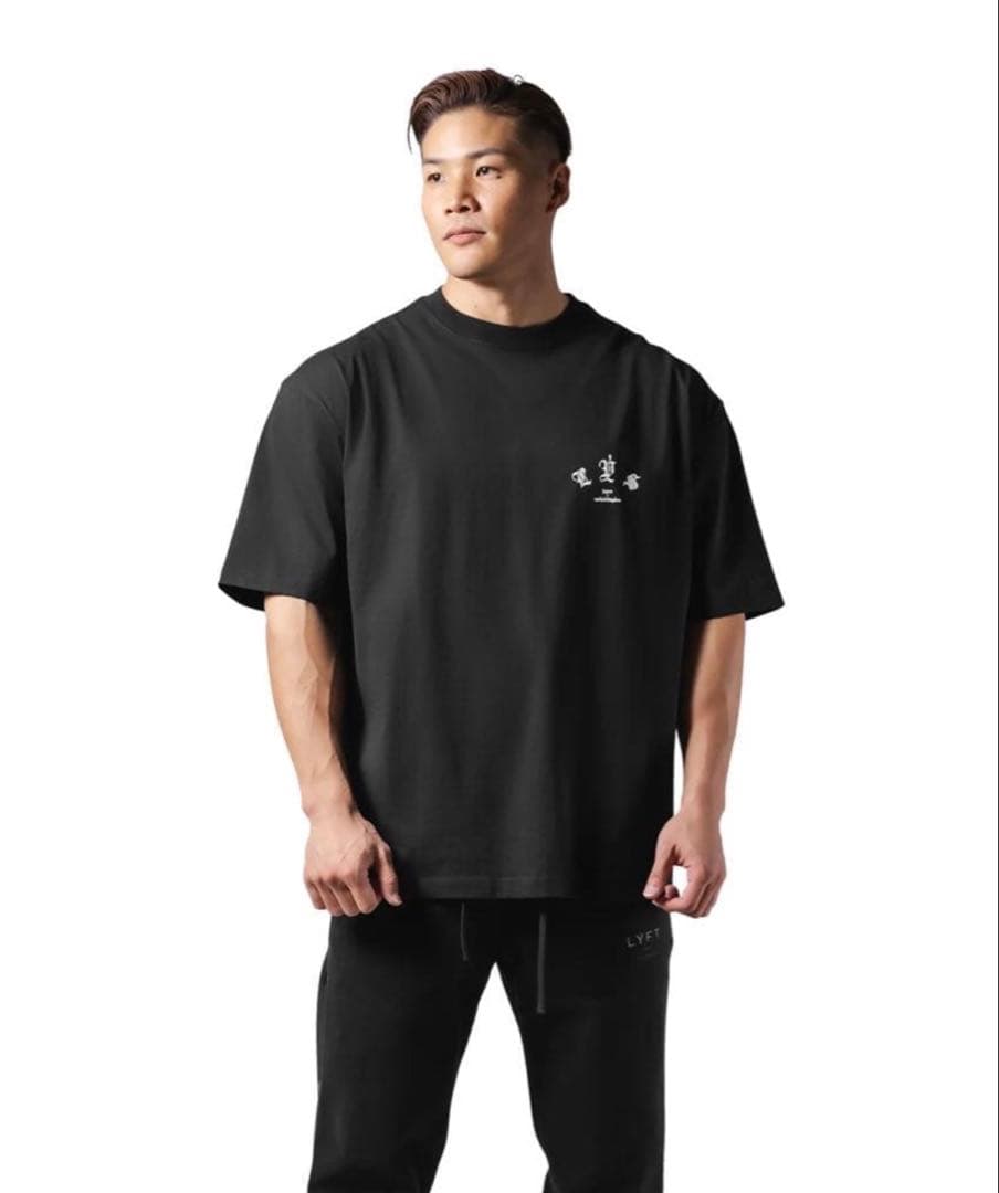 Lyft リフト　オーバーサイズ ブラック Tシャツ