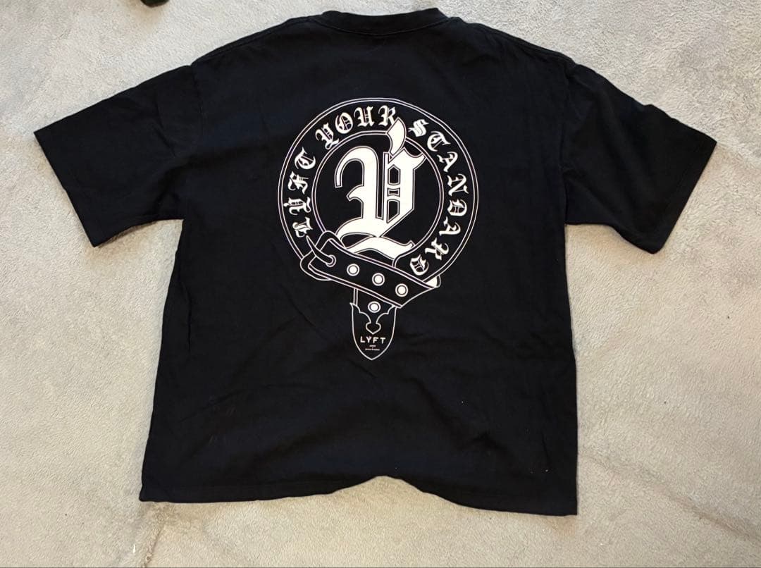 Lyft リフト　オーバーサイズ ブラック Tシャツ