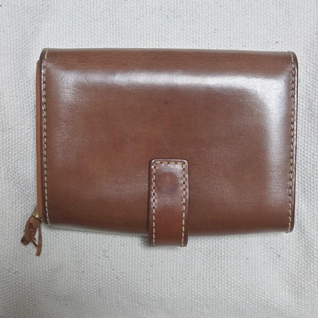 美品✨フェリージ コロコロ 3500 ブラウン 二つ折り財布