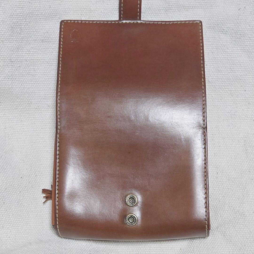 美品✨フェリージ コロコロ 3500 ブラウン 二つ折り財布
