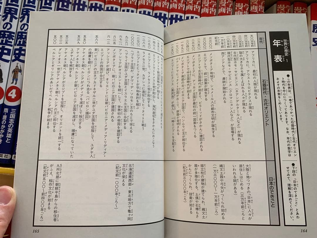 集英社　漫画世界の歴史全20巻+別巻2冊　専用箱付き