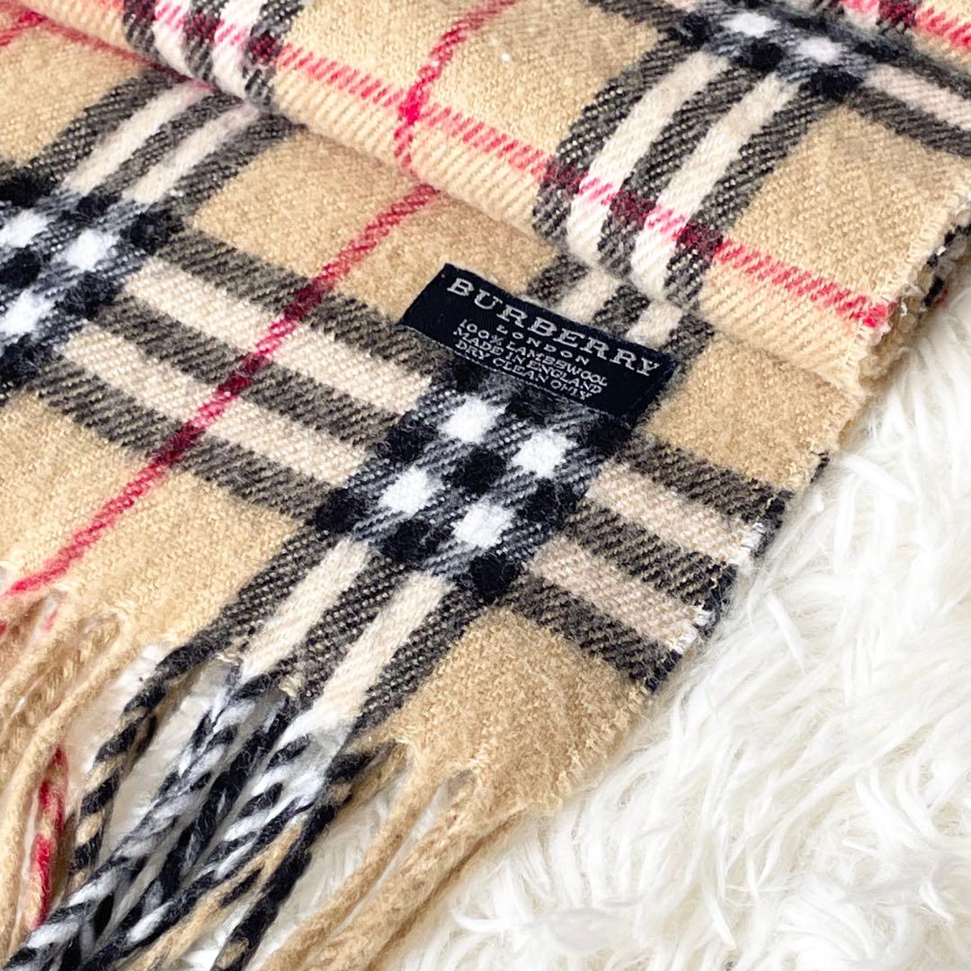【ヤチちゃん 】BURBERRY LONDON ノバチェック マフラー