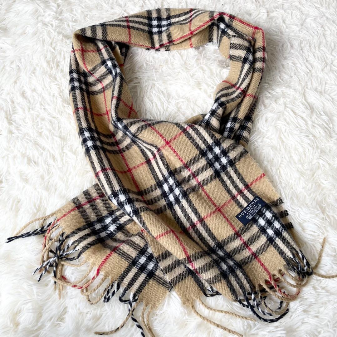 【ヤチちゃん 】BURBERRY LONDON ノバチェック マフラー
