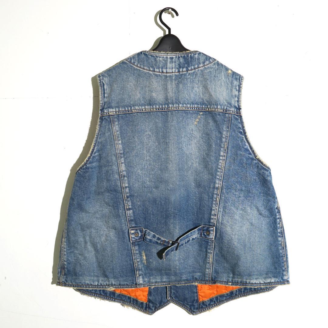 新品 定価94,600円 kolor ビッグシルエットキルテッドデニムベスト