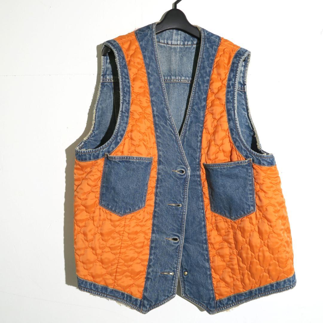 新品 定価94,600円 kolor ビッグシルエットキルテッドデニムベスト