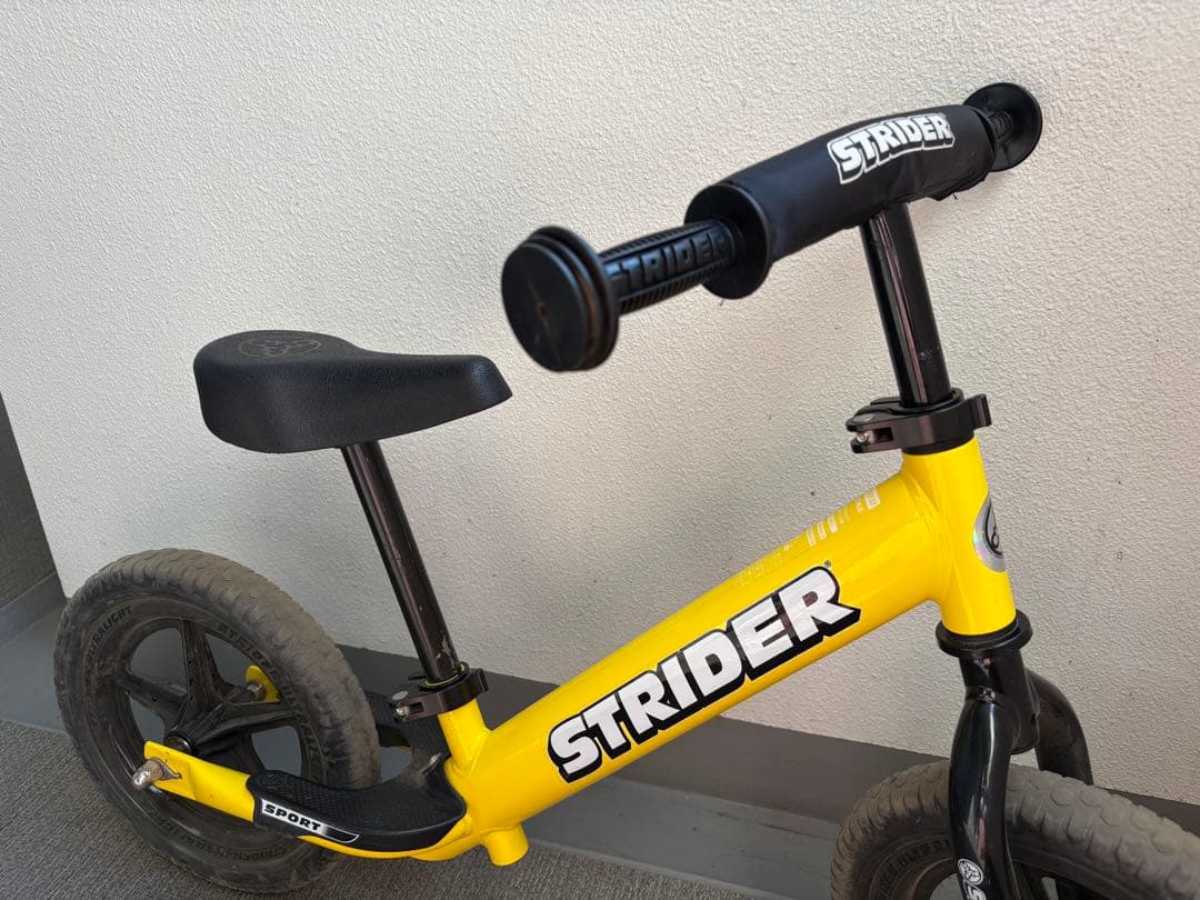 STRIDER キッズバランスバイク イエロー 12インチ