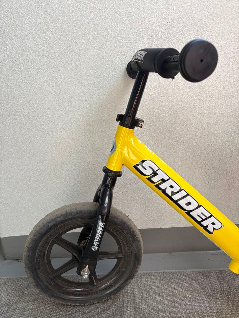 STRIDER キッズバランスバイク イエロー 12インチ