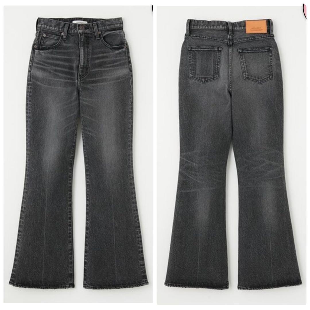 人気モデル♡MOUSSY MVS BLACK FLARE DENIM PANTS