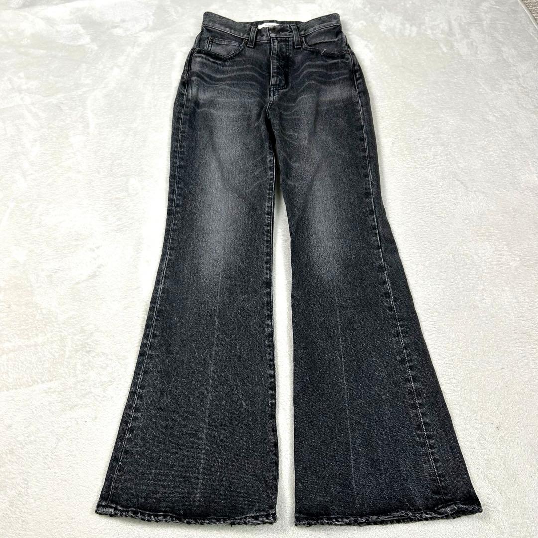 人気モデル♡MOUSSY MVS BLACK FLARE DENIM PANTS