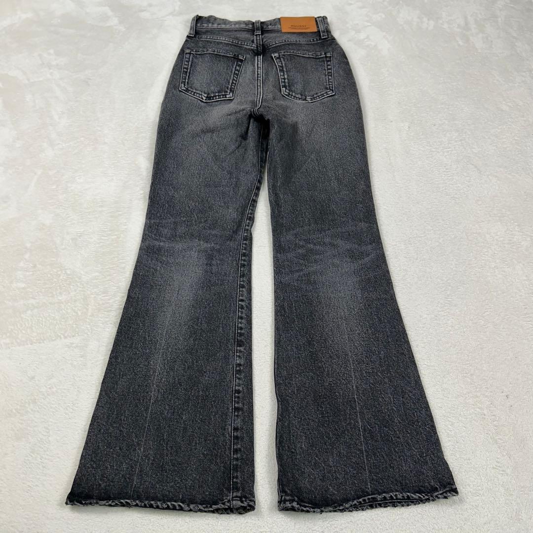 人気モデル♡MOUSSY MVS BLACK FLARE DENIM PANTS