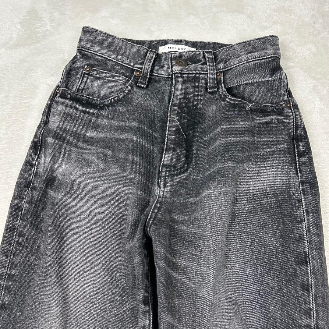 人気モデル♡MOUSSY MVS BLACK FLARE DENIM PANTS