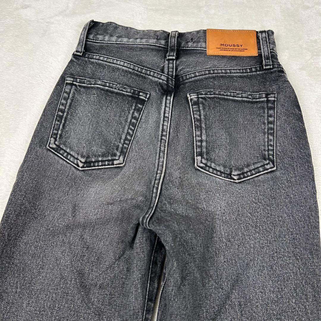人気モデル♡MOUSSY MVS BLACK FLARE DENIM PANTS