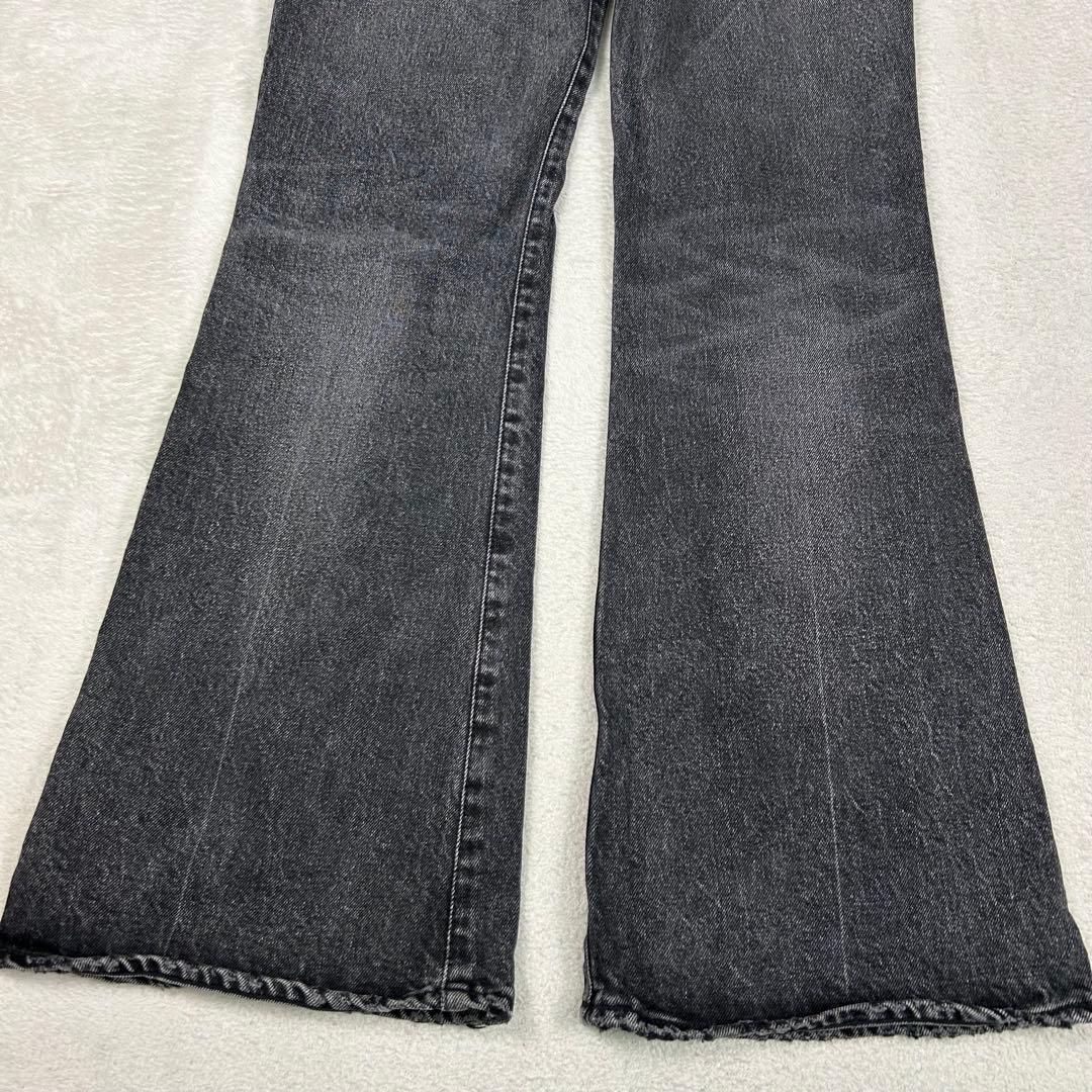 人気モデル♡MOUSSY MVS BLACK FLARE DENIM PANTS