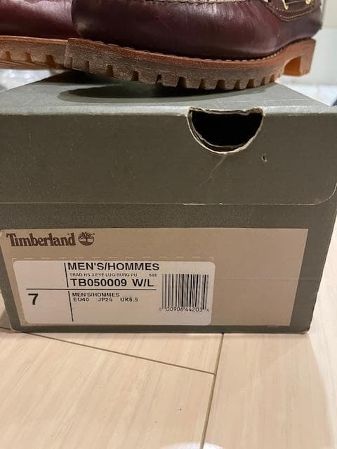 Timberland 3eye classic US7W　バーガンディ