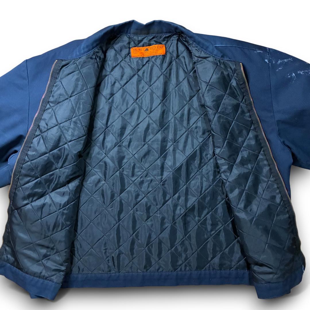 USA製 80s RED KAP ワークジャケット TALONジップ フェード