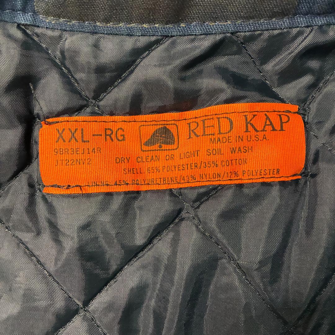 USA製 80s RED KAP ワークジャケット TALONジップ フェード