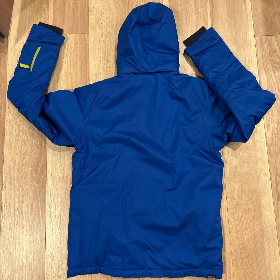 patagonia h2noフード付きスキーウェア 青