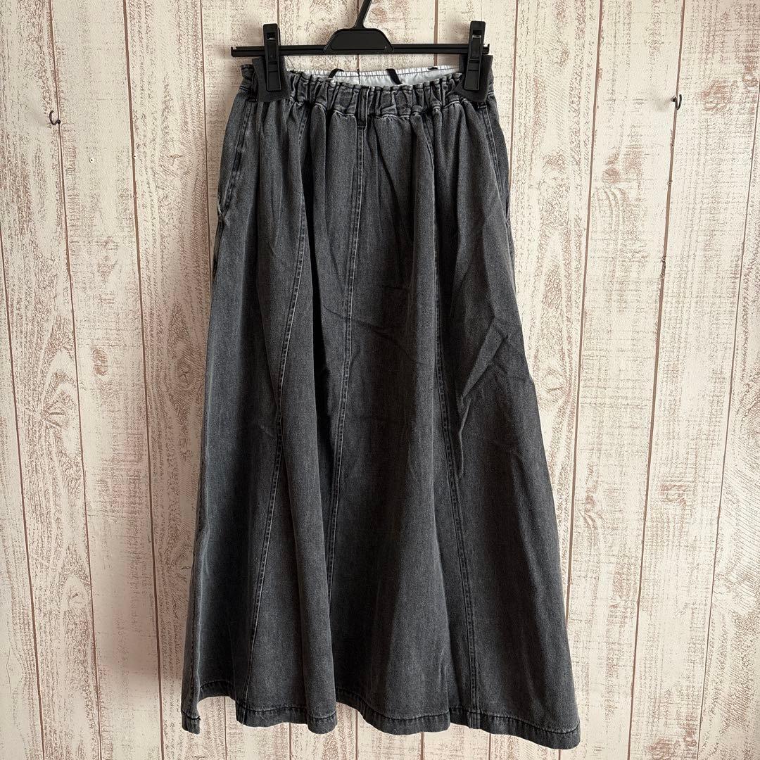 新品　LASUD 定価¥1万7000円　ロングデニムスカート　スコットクラブ