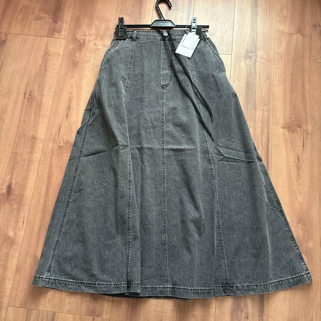 新品　LASUD 定価¥1万7000円　ロングデニムスカート　スコットクラブ