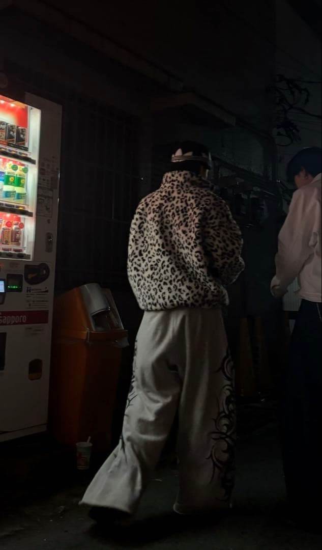 レオパード　アウター　ブルゾン　y2k