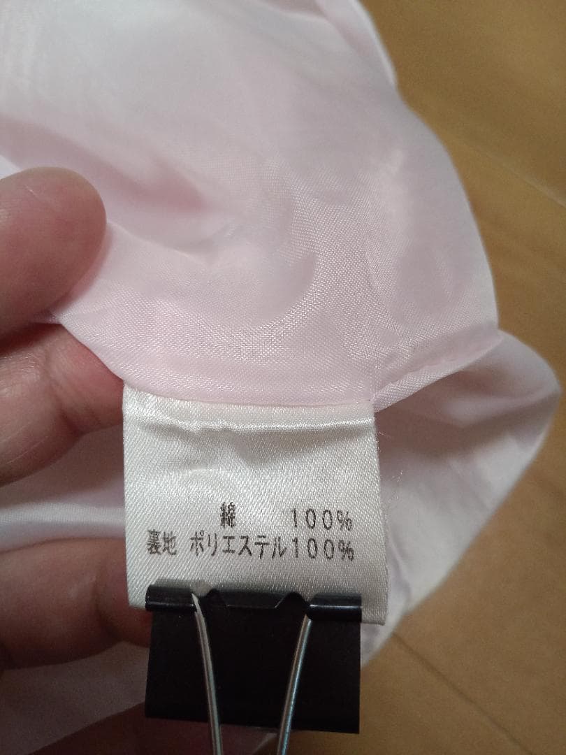 ス*ラ様 ビンテージ品　BABY　クロスローズ柄ジャンパースカート　ピンク