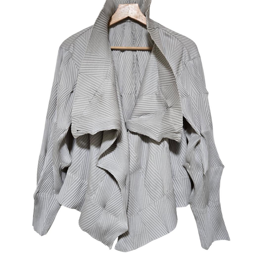 ISSEY MIYAKE 3Dスチーム 変形プリーツジャケット イッセイミヤケ