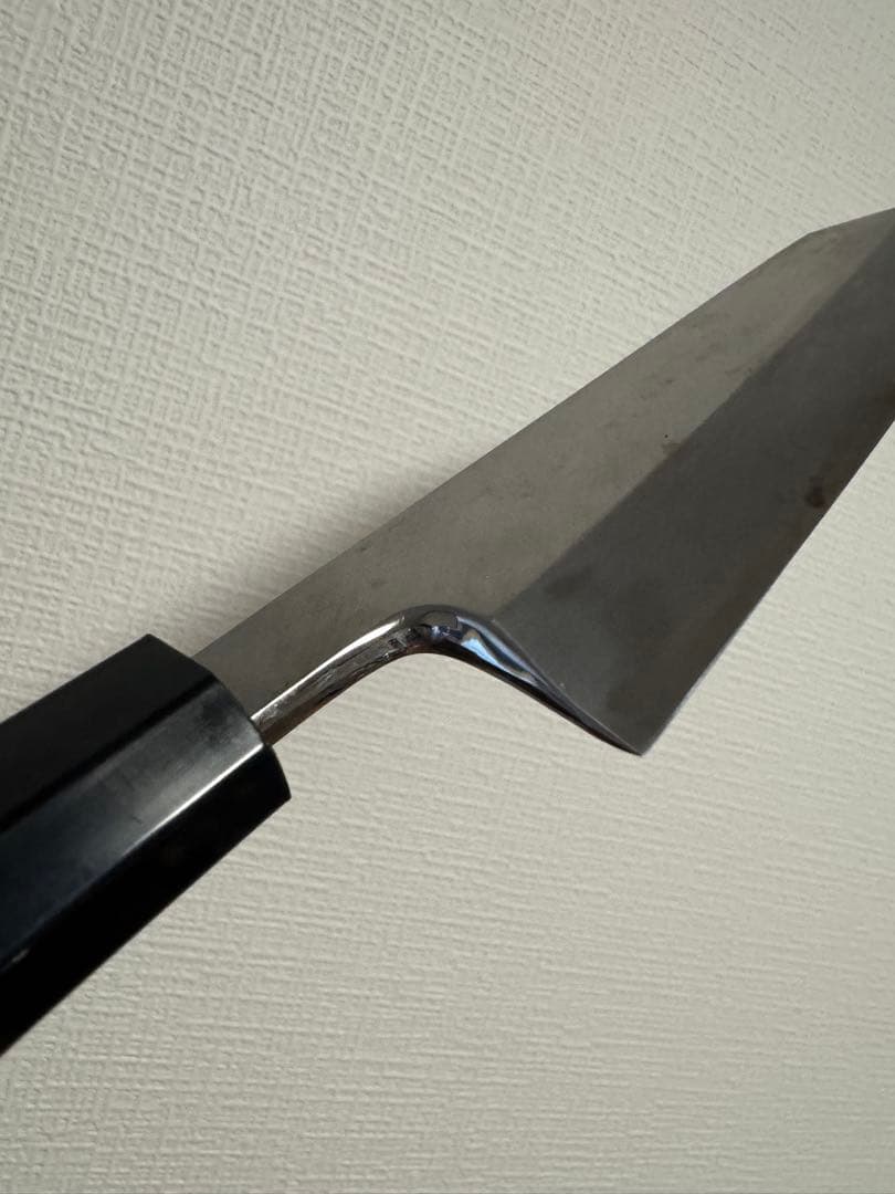 白ニ鋼　特製万能和包丁　180mm 切付