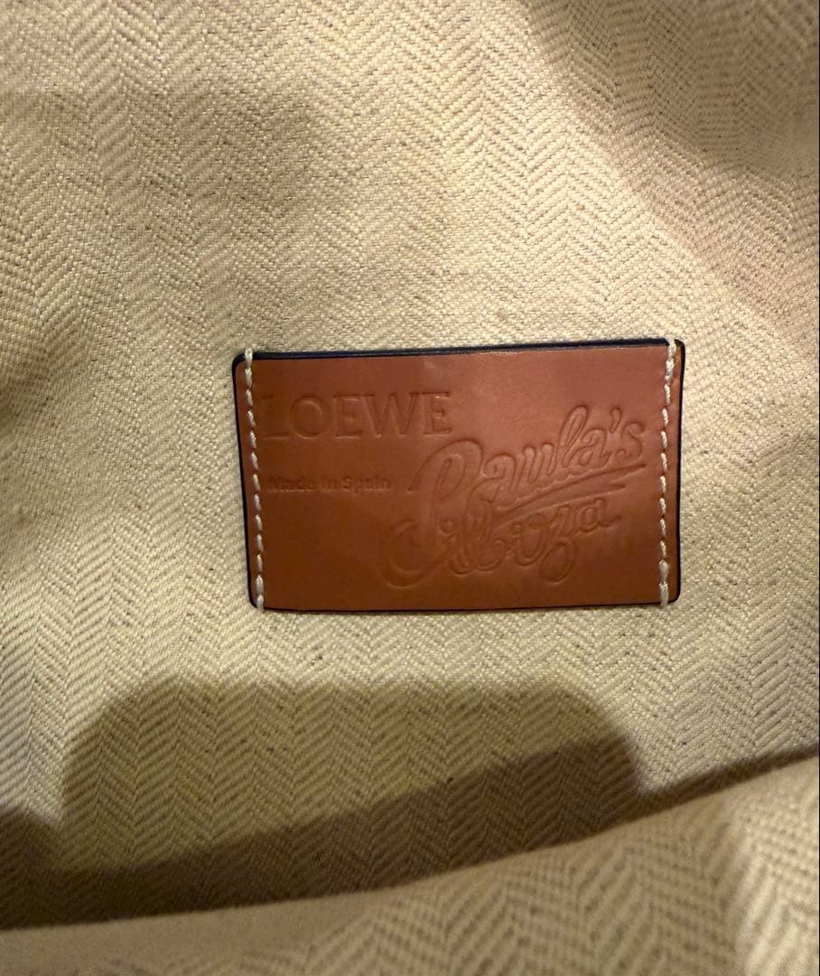 LOEWE 花柄 ボディバッグ