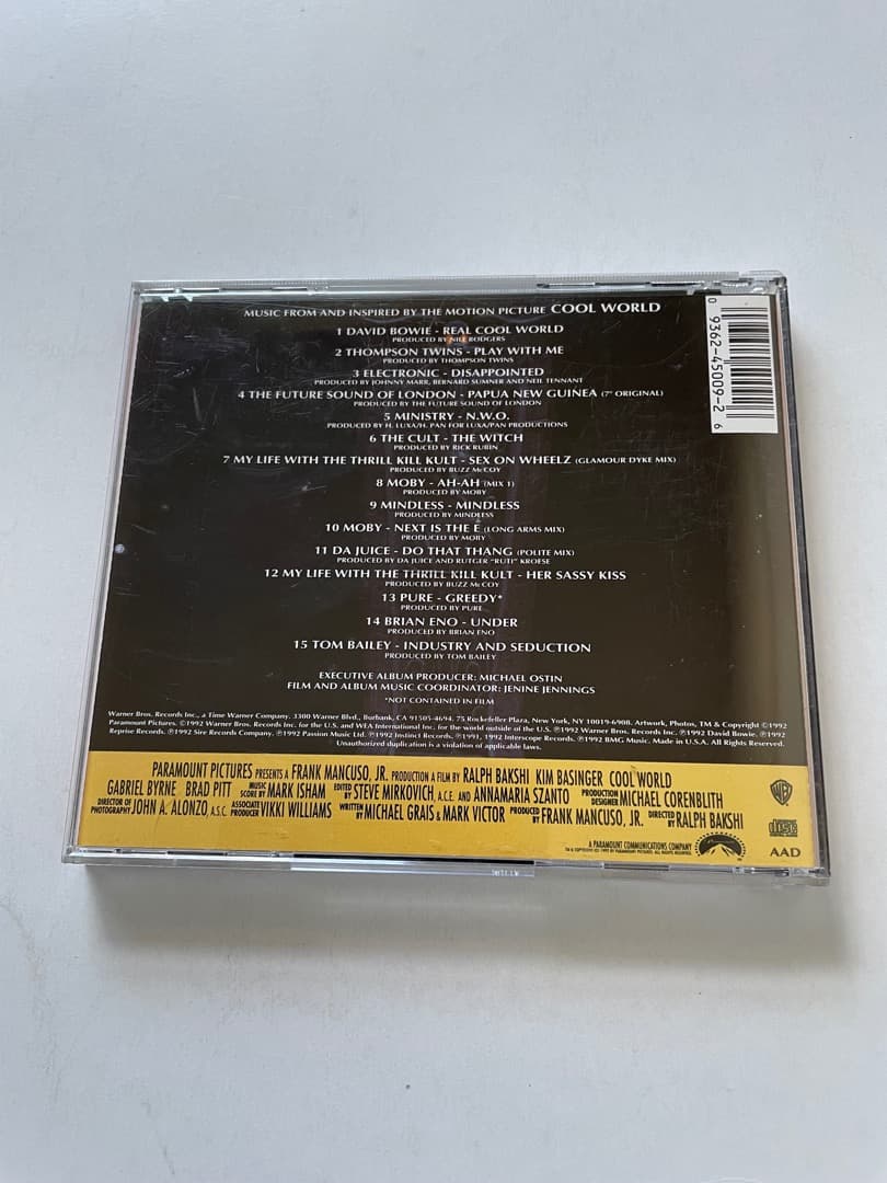 洋楽 Songs From Cool World