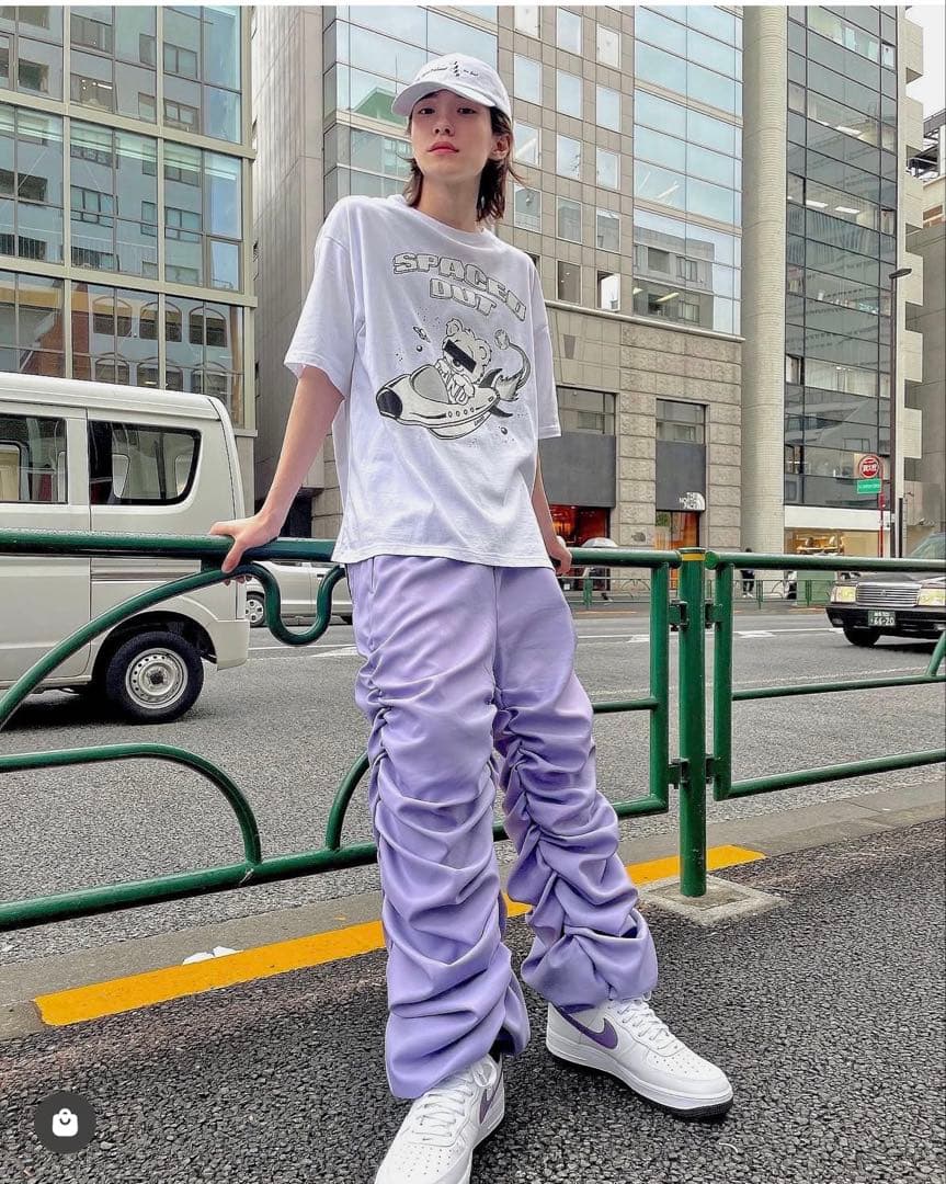 パンツ LANDbyMILKBOY Smooth Side SHIRRING pants