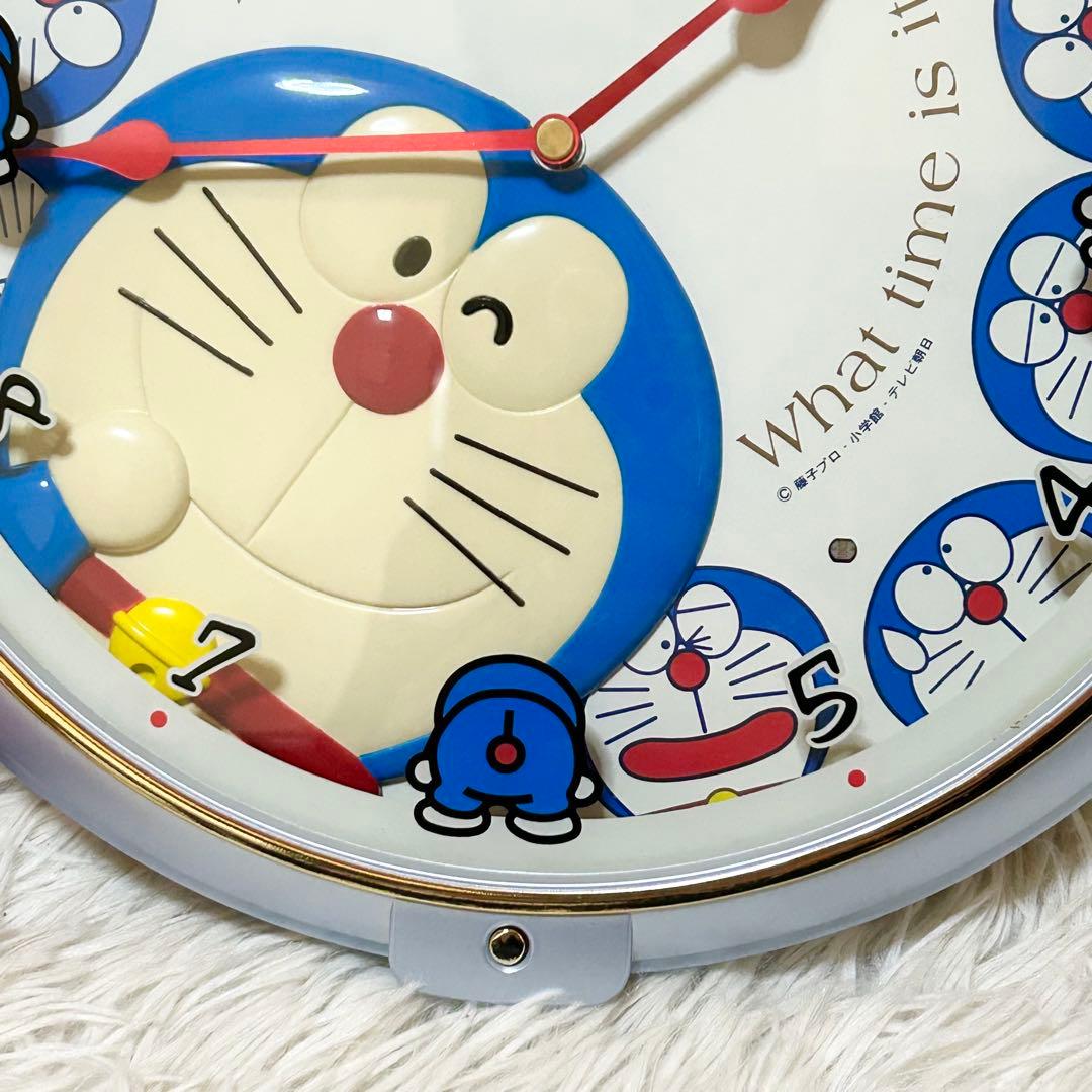 【レア】SEIKO 旧 ドラえもん メロディ4曲 アナログ 掛時計 藤子F不二雄