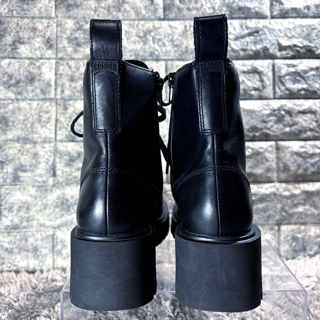 極美品❣️カンペール MILAH ミラ サイドジップ ブーツ 本革 厚底