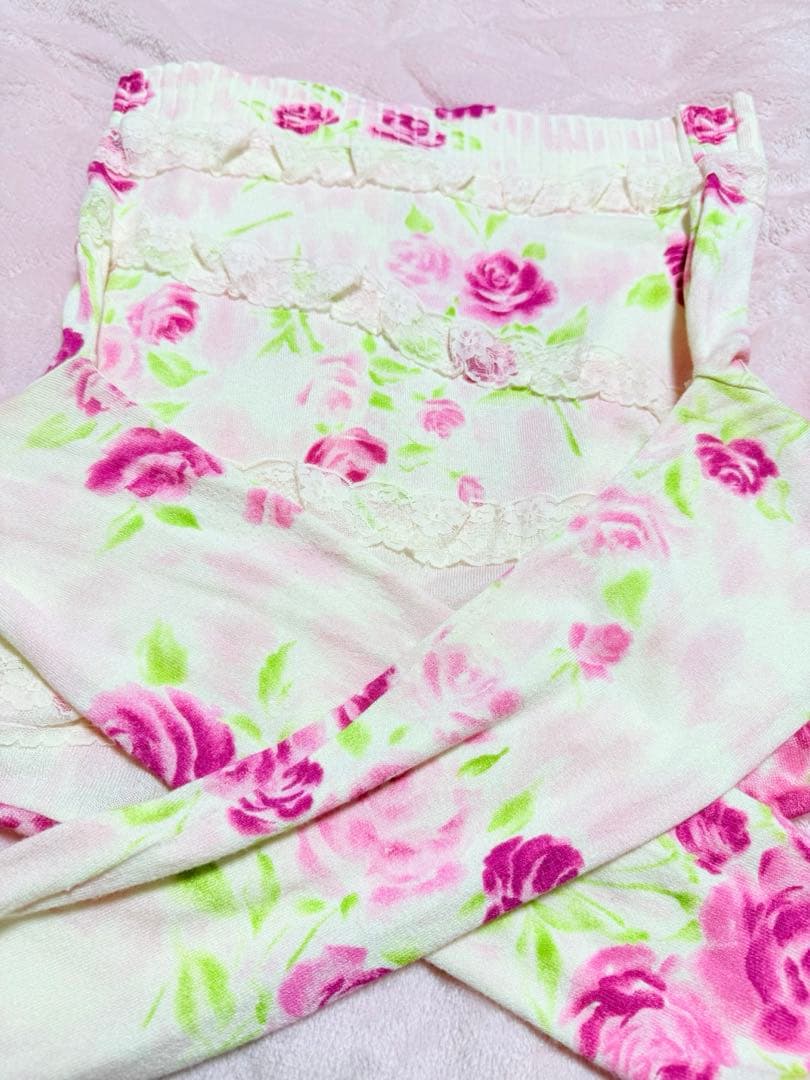 ジーザスディアマンテ　ぼかし薔薇柄カーディガン ロリータ　姫系　姫ギャル　y2k